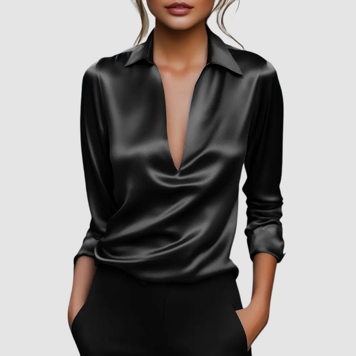 Starla™ Elegant Satin Blouse