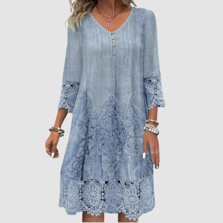 Helena™ Elegant Lace Dress