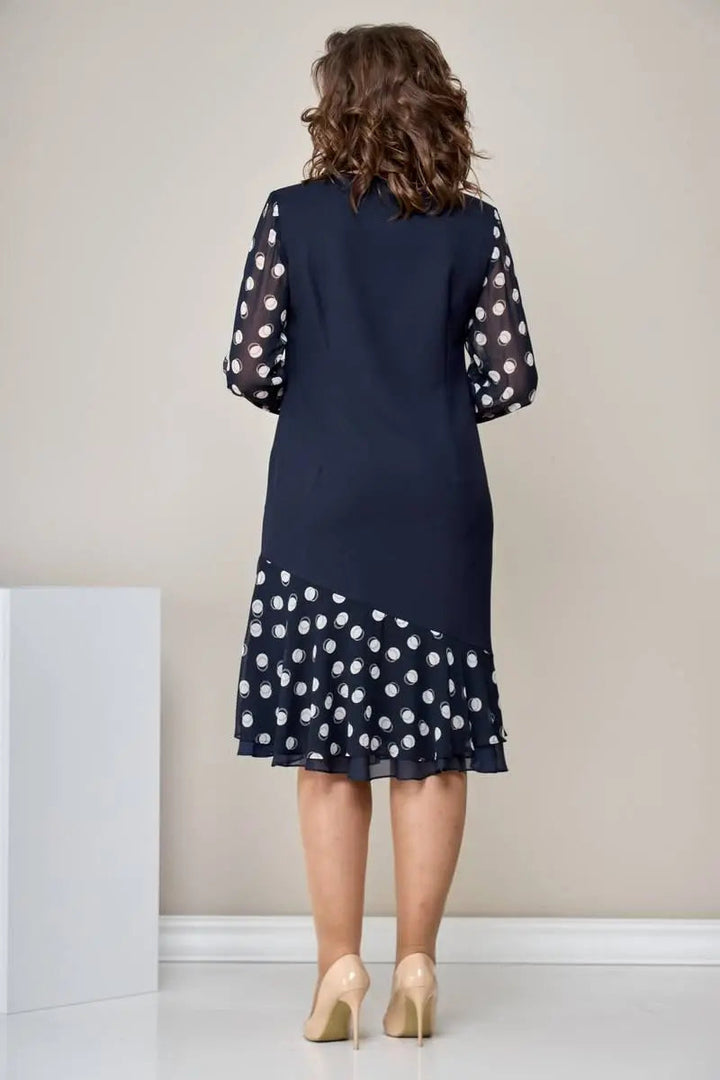 Marian™ Elegant Polka Dot Dress