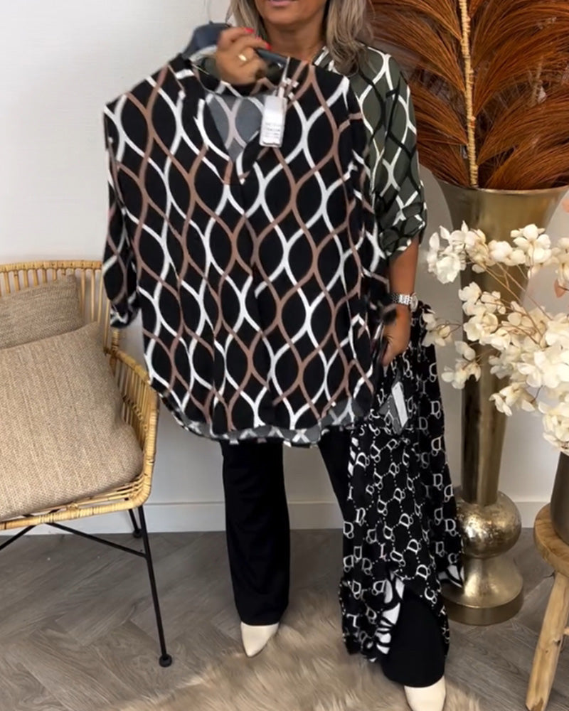 Loretta™ Graphic Print Blouse