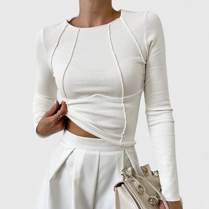Cindy™ Elegant Casual Long-Sleeve Top