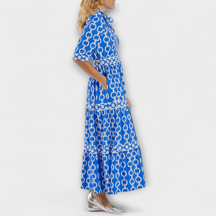Seanna™ Chain Print Midi Dress