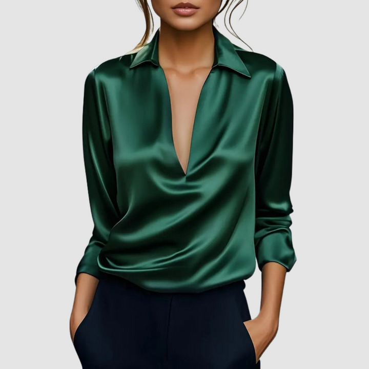 Starla™ Elegant Satin Blouse
