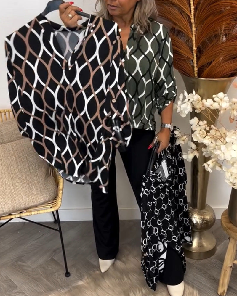 Loretta™ Graphic Print Blouse