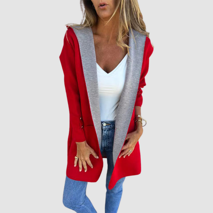 Keziah™ Elegant Soft Hooded Coat