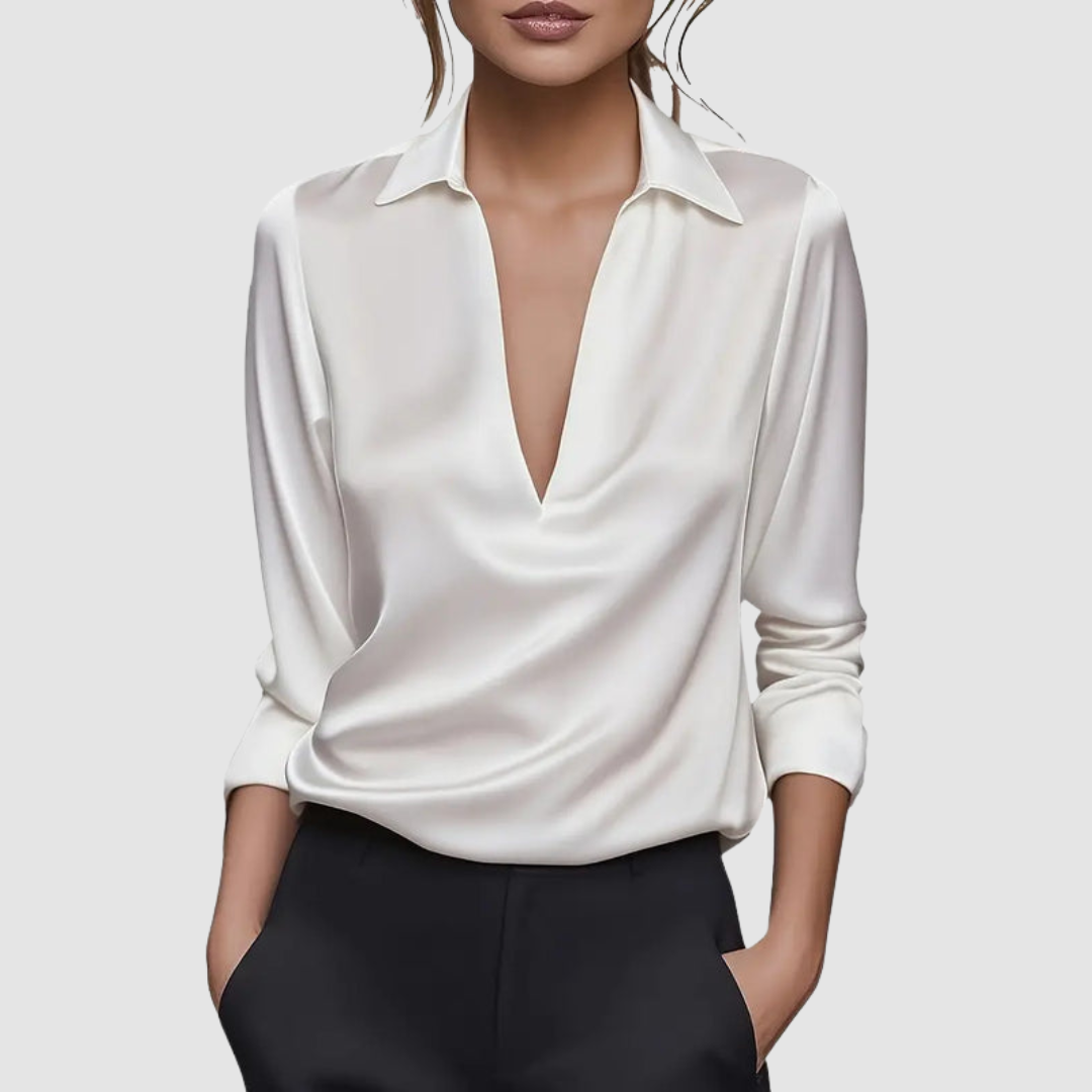 Starla™ Elegant Satin Blouse