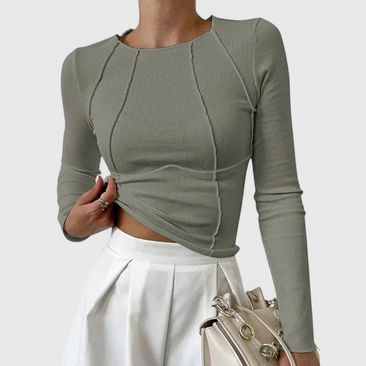 Cindy™ Elegant Casual Long-Sleeve Top