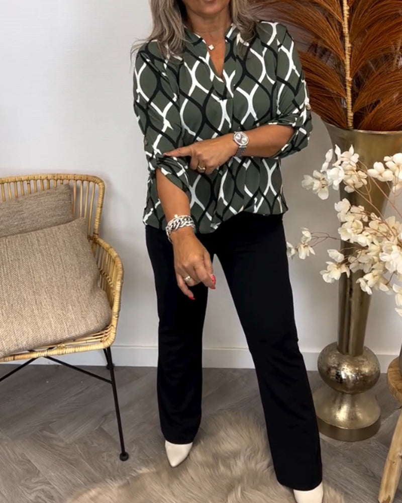 Loretta™ Graphic Print Blouse