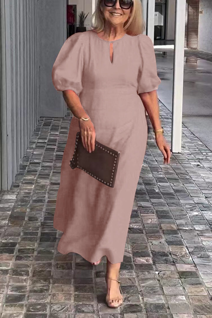 Nessa™ Timeless Puff Sleeve Dress