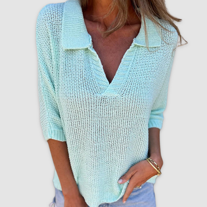 Lisa™ Elegant V-neck top