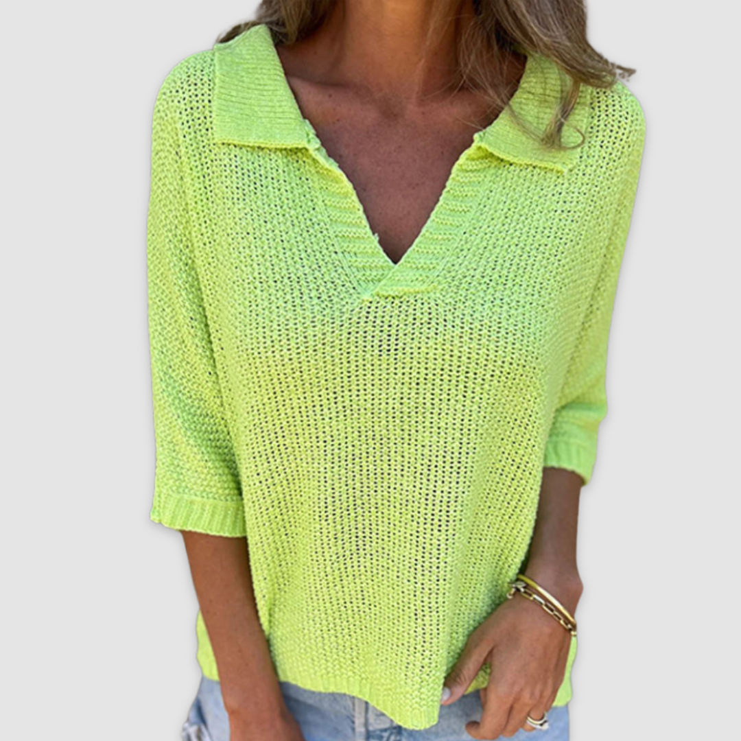 Lisa™ Elegant V-neck top
