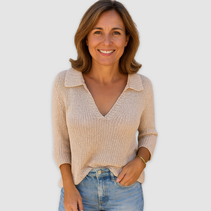Lisa™ Elegant V-neck top