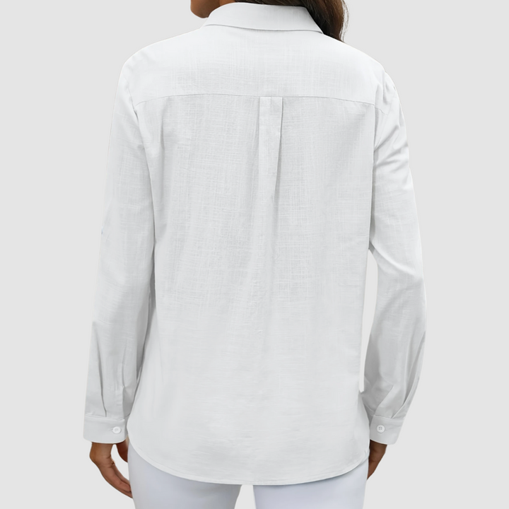 Chloe™ Elegant pocket blouse
