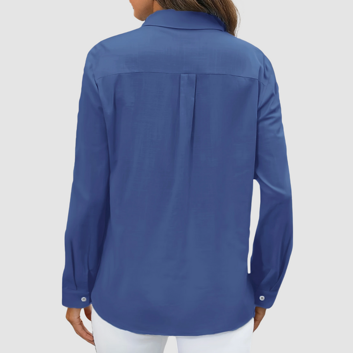 Chloe™ Elegant pocket blouse