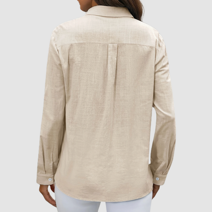 Chloe™ Elegant pocket blouse