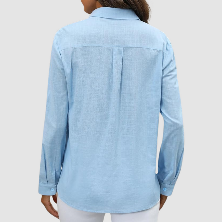 Chloe™ Elegant pocket blouse