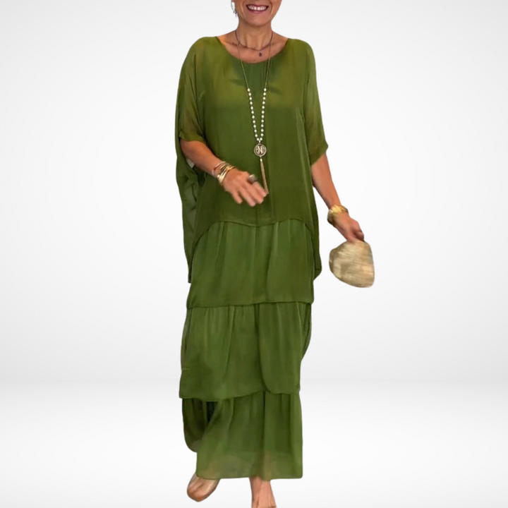 Hally™ Artistic Loose Maxi Dress