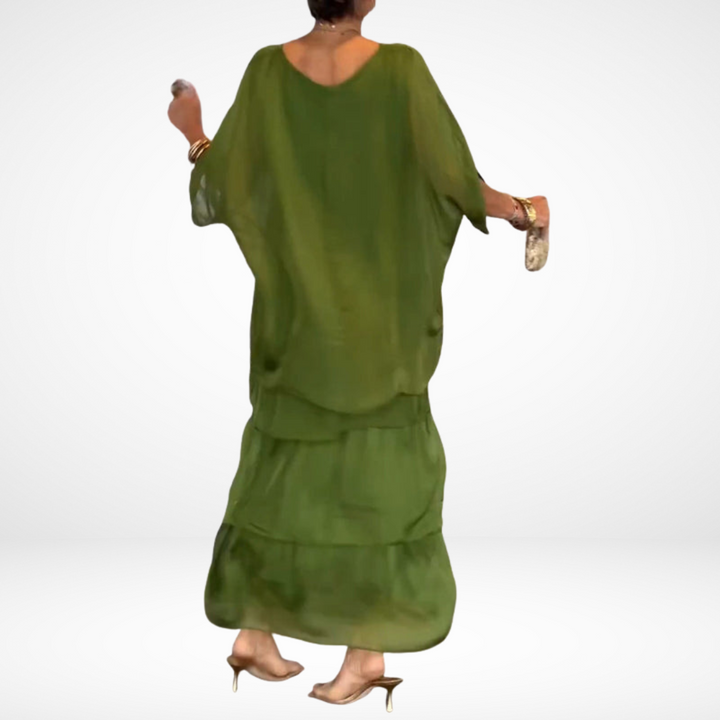 Hally™ Artistic Loose Maxi Dress