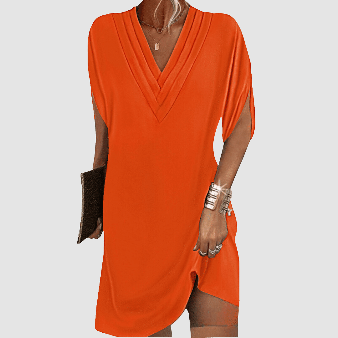 Annabelle™ Elegant Half-Sleeve Dress