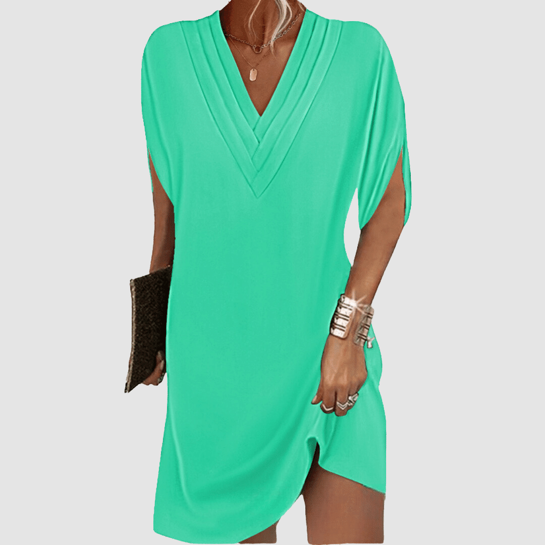 Annabelle™ Elegant Half-Sleeve Dress
