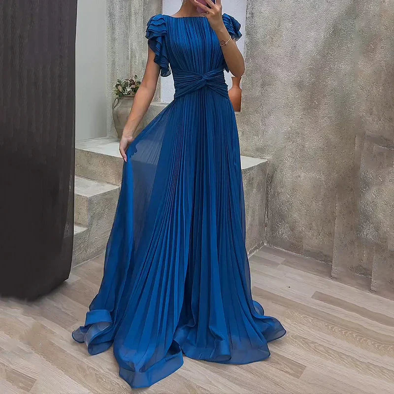 Raine™ Pleated Evening Dress