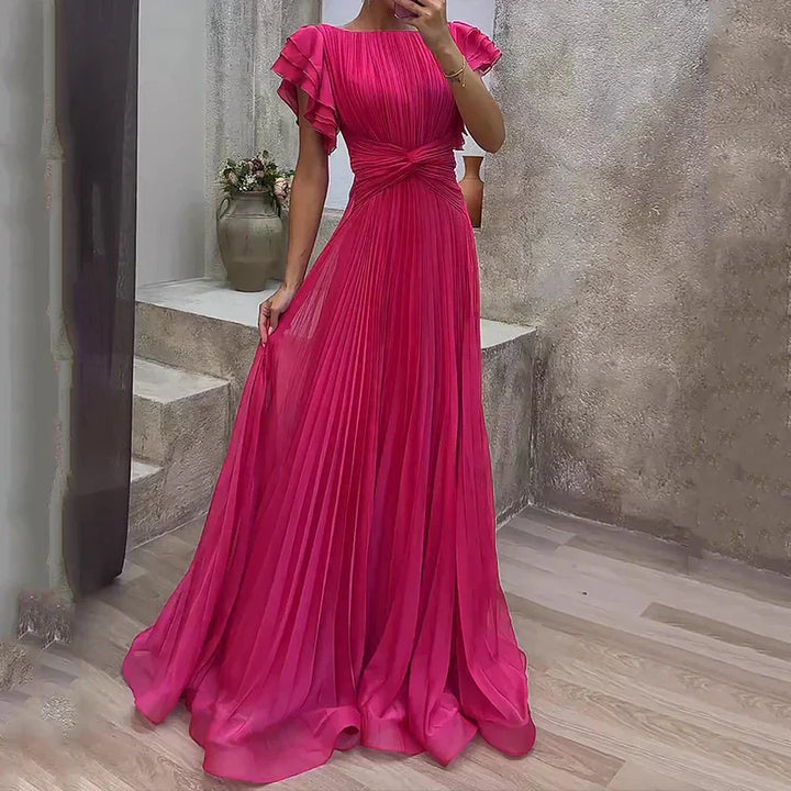 Raine™ Pleated Evening Dress