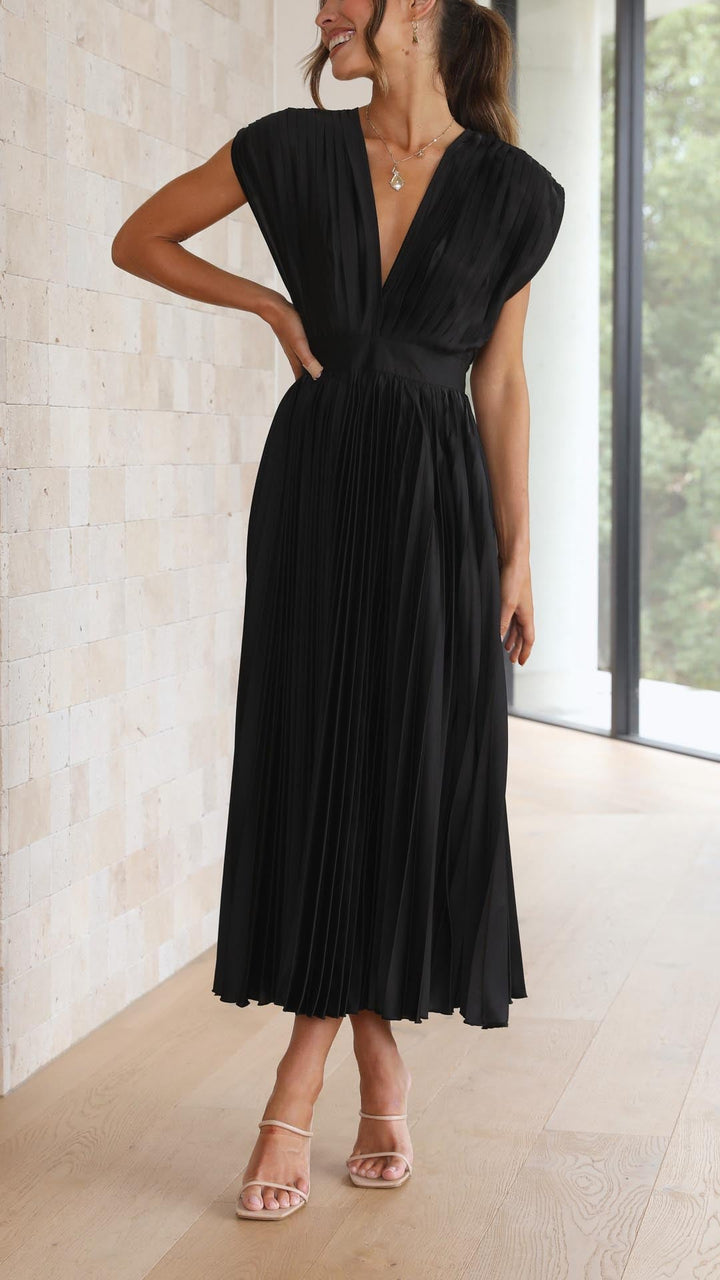Maureen™ Elegant Pleated Dress