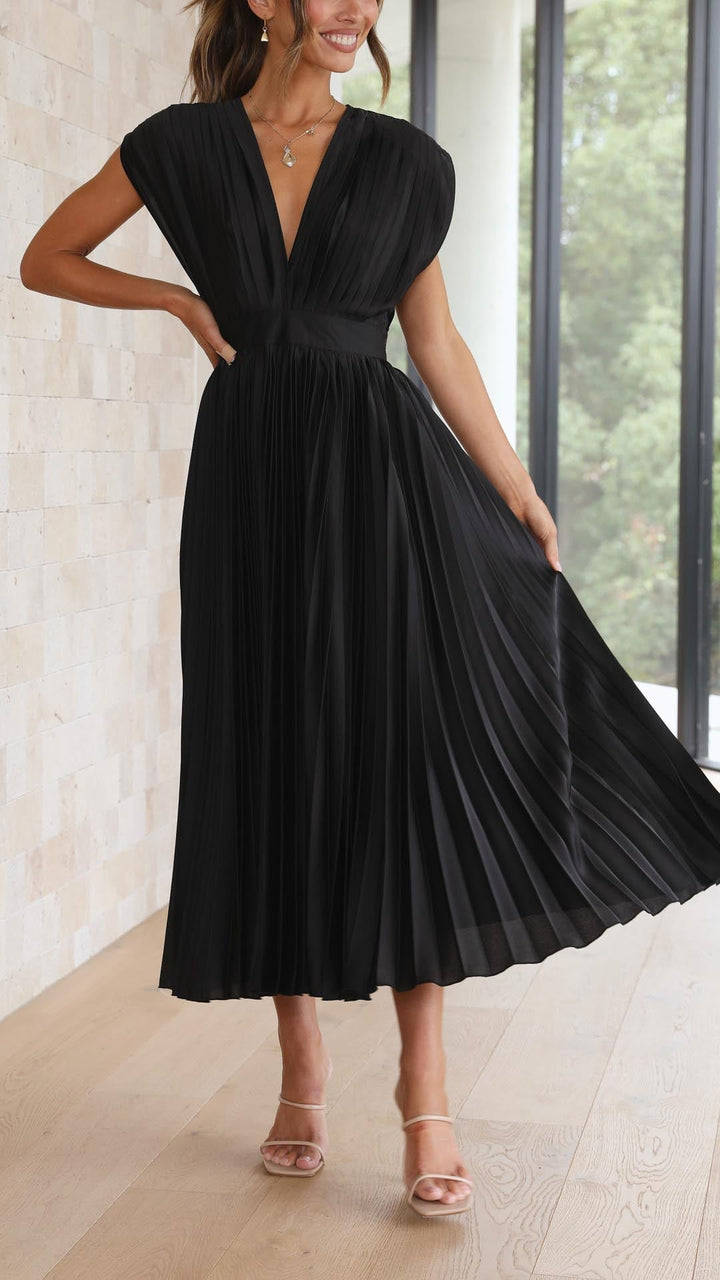 Maureen™ Elegant Pleated Dress