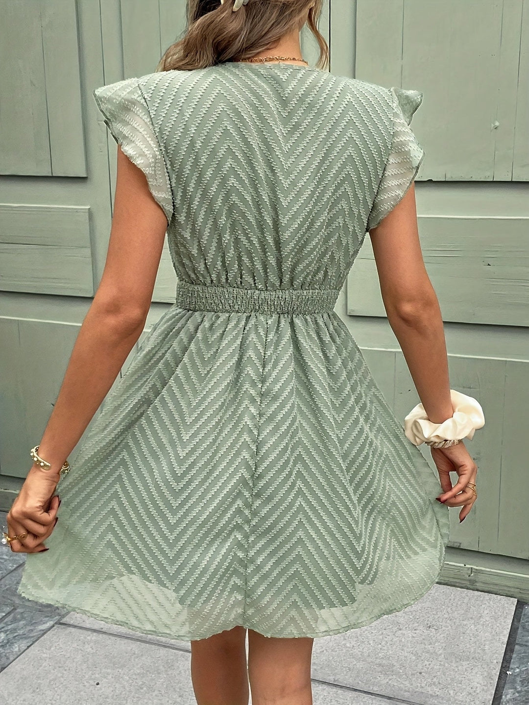 Sarina™ Elegant V-Neck Summer Dress