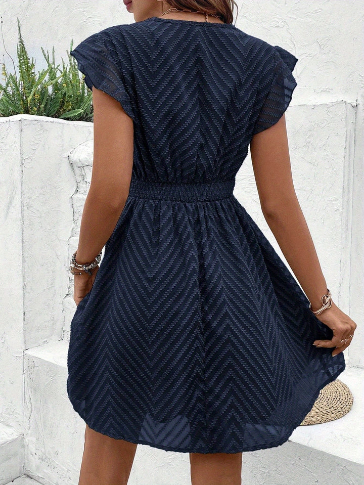 Sarina™ Elegant V-Neck Summer Dress
