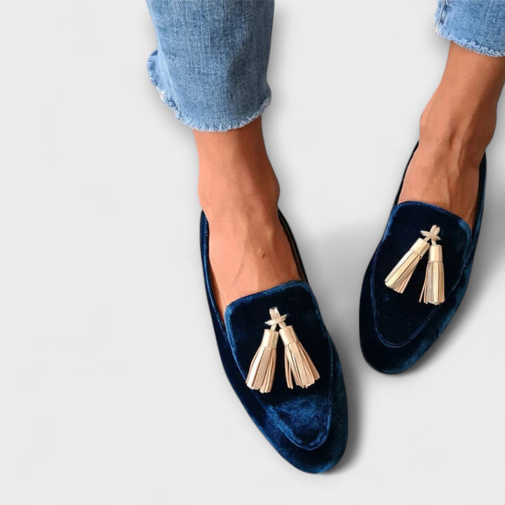 Luisa™ Vintage-Inspired Loafers with Fringes