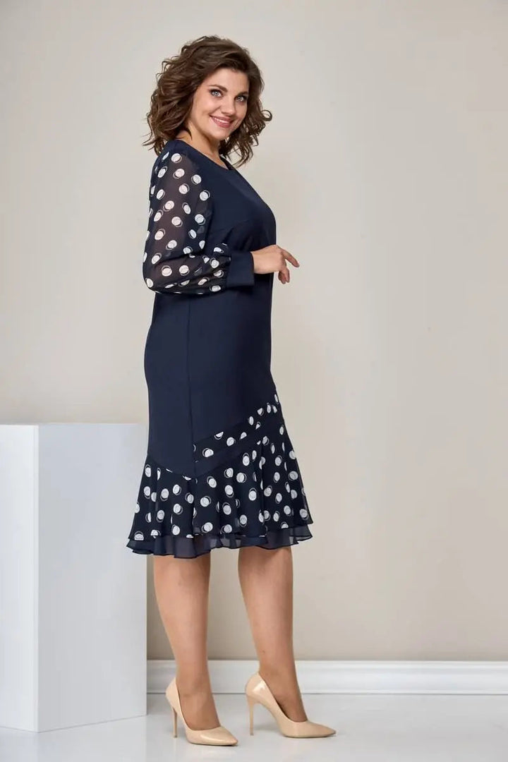 Marian™ Elegant Polka Dot Dress