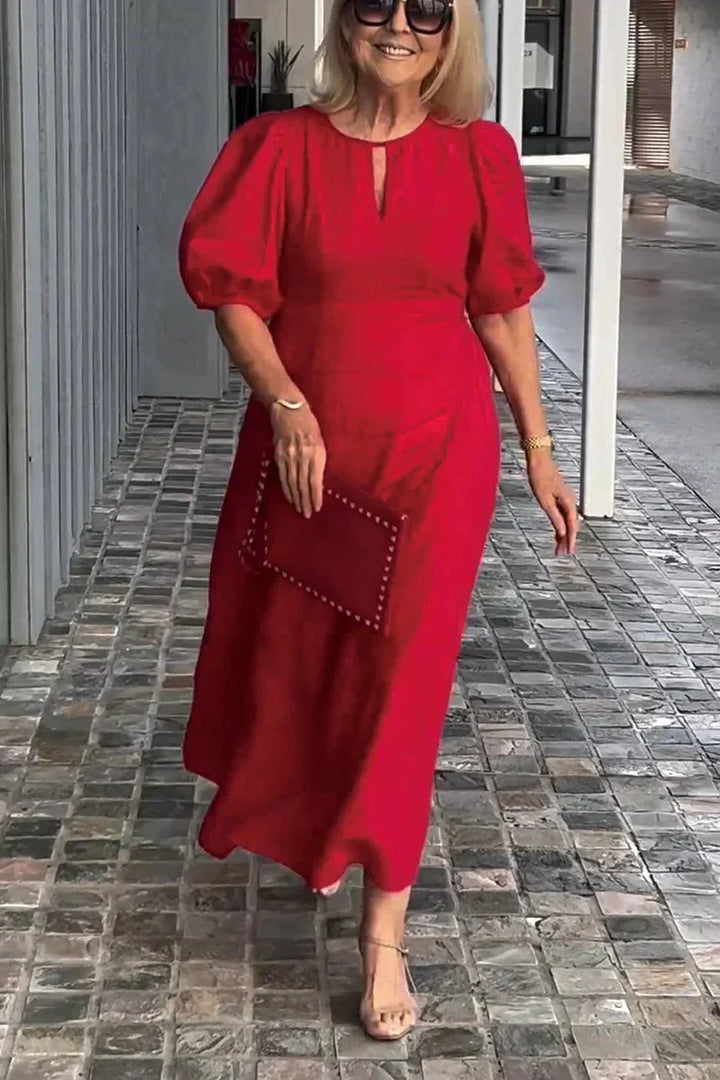 Nessa™ Timeless Puff Sleeve Dress
