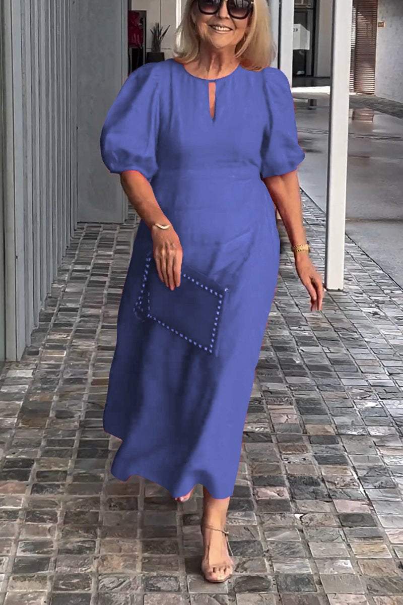 Nessa™ Timeless Puff Sleeve Dress
