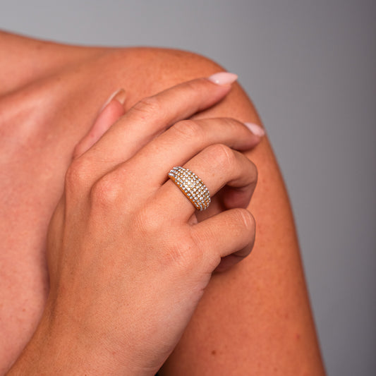 Annie™ Crystal Dome Ring